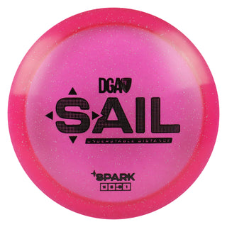 DGA Disc Golf Spark Sail Distance Driver 11/5/-5/1 Pink/Black 173-174g