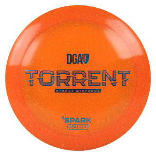 DGA Disc Golf Spark Torrent Distance Driver 14/5/-1/2 Orange/Turquoise 170-172g