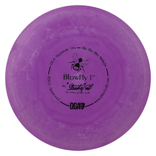 DGA Disc Golf Signature Line Blowfly 1 Putt and Approach 2/2/0/2 Purple/Black 174g