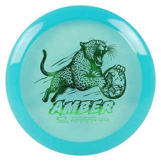 Latitude 64 Disc Golf Opto Amber Distance Driver 11/6/-3/2 Blue/Green 157 grams