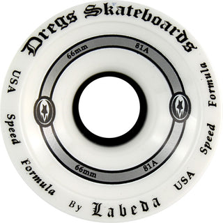 Dregs Wheels Race White 66mm