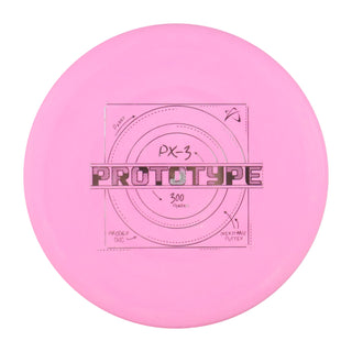 Prodigy Disc Golf 300 PX-3 Proto Putter 3/4/0/2 Pink/Silver 171 grams