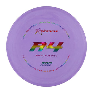 Prodigy Disc Golf 300 A4 Approach 4/4/-1/2 Purple/Rainbow 174 grams