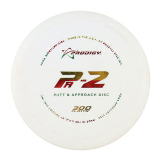 Prodigy Disc Golf 300 PA-2 Putter 3/3/0/1 White/Rasta 171 grams
