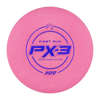 Prodigy Disc Golf 300 PX-3 First Run Putter 3/4/0/2 Pink/Navy Dots 172 grams
