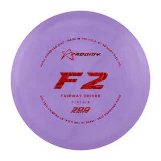 Prodigy Disc Golf 300 F2 Fairway Driver 7/5/-1/3 Purple/Red 172 grams