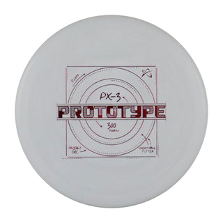 Prodigy Disc Golf 300 PX-3 Proto Putter 3/4/0/2 Grey/Red 174 grams