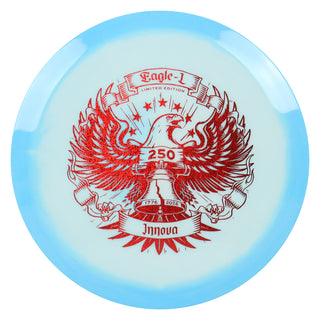 Innova Disc Golf Limited Edition Fourth of July Halo Star Eagle-L Light Blue White/Red Shimmer 168 grams