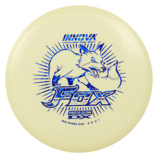 Innova Disc Golf Proto Glow DX Fox Midrange Disc 5/6/-2/1 Navy Shatter 158 grams