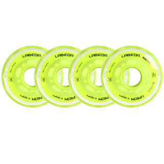 Labeda Roller Hockey Wheels - Union 68mm 74A Yellow (4-Pack)