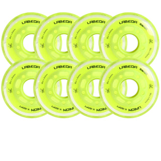 Labeda Roller Hockey Wheels - Union 68mm 74A Yellow (8-Pack)