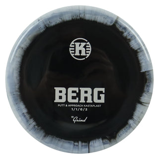 Kastaplast Disc Golf K1 Grind Berg Putter 1/1/0/2 Black White/Silver 173 grams