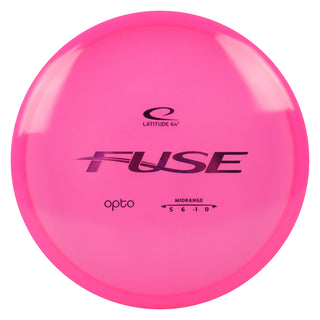 Latitude 64 Disc Golf Opto Fuse Midrange 5/6/-1/0 Pink/Purple 171 grams