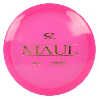 Latitude 64 Disc Golf Opto Maul Fairway Driver 7/7/-2/1 Pink/Gold 167 grams