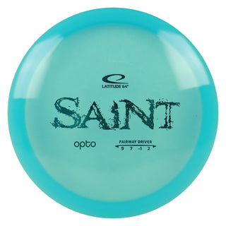 Latitude 64 Disc Golf Opto Saint Fairway Driver 9/7/-1/2 Blue/Turquoise 170 grams