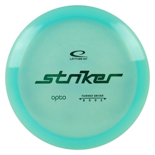 Latitude 64 Disc Golf Opto Striker Fairway Driver 8/5/0/2 Blue/Green 173 grams