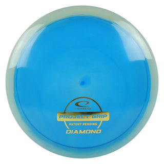 Latitude 64 Disc Golf Project Grip Diamond Fairway Driver 8/6/-3/1 Blue/Gold 155 grams