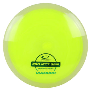 Latitude 64 Disc Golf Project Grip Diamond Fairway Driver 8/6/-3/1 Yellow/Green 160 grams