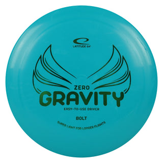 Latitude 64 Disc Golf Zero Gravity Bolt Distance Driver 13/6/-2/3 Turquoise/Green 123 grams