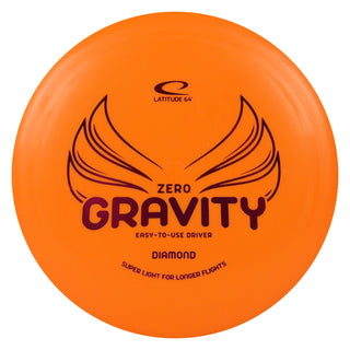 Latitude 64 Disc Golf Zero Gravity Diamond Fairway Driver 8/6/-3/1 Orange/Purple 116 grams