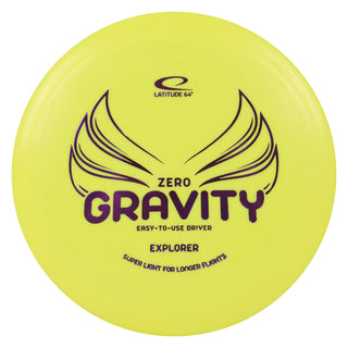 Latitude 64 Disc Golf Zero Gravity Explorer Fairway Driver 7/5/0/2 Yellow/Purple 122 grams
