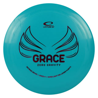 Latitude 64 Disc Golf Zero Gravity Grace Distance Driver 11/6/-1/2 Turquoise/Purple 128 grams