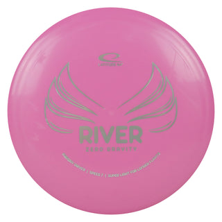 Latitude 64 Disc Golf Zero Gravity River Fairway Driver 7/7/-1/2 Pink/Grey 124 grams