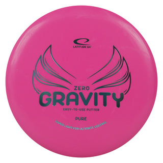 Latitude 64 Disc Golf Zero Gravity Pure Putter 3/3/-1/1 Purple/Slate 126 grams