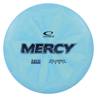 Latitude 64 Disc Golf Zero Medium Burst Mercy Putt and Approach 2/4/0/1 Blue/Indigo 175 grams