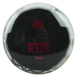Kastaplast Disc Golf K1 Grind Stig Midrange 6/5/-2/1 Black White/Red 173 grams