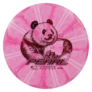 Latitude 64 Disc Golf Retro Burst Pearl Midrange 4/6/-4/0 Pink/Red 156 grams