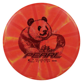 Latitude 64 Disc Golf Retro Burst Pearl Midrange 4/6/-4/0 Orange/Red 155 grams