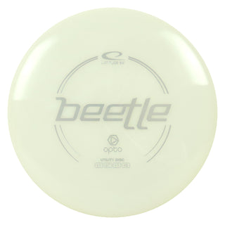 Latitude 64 Disc Golf Opto Beetle Putter 1/7/-1/0 White/Silver 151 grams