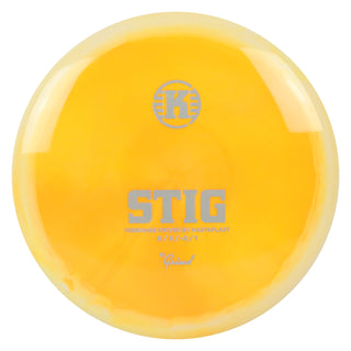 Kastaplast Disc Golf K1 Grind Stig Midrange 6/5/-2/1 Mango White/Grey 173 grams