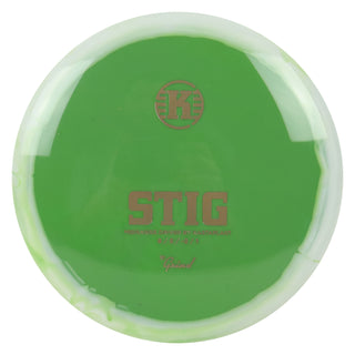 Kastaplast Disc Golf K1 Grind Stig Midrange 6/5/-2/1 Green White/Bronze 173 grams