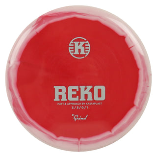 Kastaplast Disc Golf K1 Grind Reko Putt and Approach 3/3/0/1 Red White/Grey 171 grams