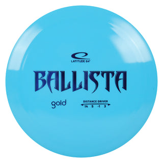 Latitude 64 Disc Golf Gold Ballista Distance Driver 14/5/-1/3 Blue/Indigo 171 grams