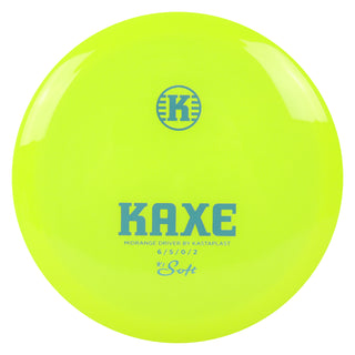 Kastaplast Disc Golf K1 Soft Kaxe Z Midrange 6/5/0/2 Yellow/Slate 173 grams