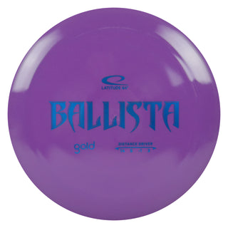 Latitude 64 Disc Golf Gold Ballista Distance Driver 14/5/-1/3 Purple/Blue 167 grams