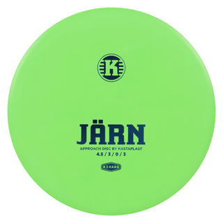 Kastaplast Disc Golf K3 Hard Jarn Putt and Approach 4.5/3/0/3 Green/Blue 173 grams