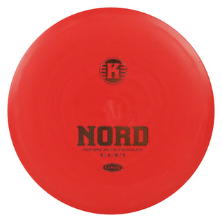 Kastaplast Disc Golf K3 Hard Nord Midrange 5/4/0/3 Red/Rose Gold 177 grams