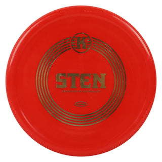 Kastaplast Disc Golf K4 Sten Utility Disc 1/4/0/1 Red/Gold 129 grams