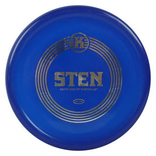 Kastaplast Disc Golf K4 Sten Utility Disc 1/4/0/1 Blue/Silver 130 grams