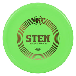 Kastaplast Disc Golf K4 Sten Utility Disc 1/4/0/1 Green/Gold 131 grams