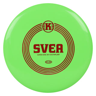 Kastaplast Disc Golf K4 Svea Midrange 5/6/-1/0 Green/Red 132 grams