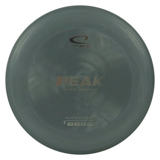 Latitude 64 Disc Golf Zero Medium Peak Putt and Approach 3/3/0/1 Charcoal/Silver 175 grams