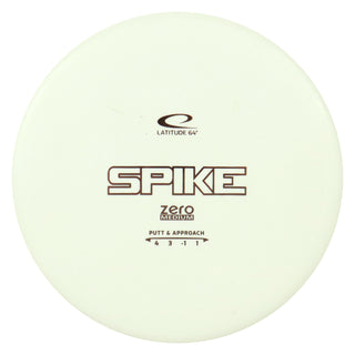 Latitude 64 Disc Golf Zero Medium Spike Putter 4/3/-1/1 White/Rose Gold 174 grams