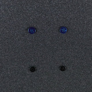 Dime Bag Skateboard Mounting Hardware 1.25" Phillips Black and Blue Nuts and Bolts