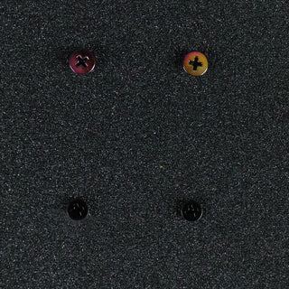 Dime Bag Skateboard Mounting Hardware 1.25" Phillips Black and Oil Slick Bolts / Silver Nuts