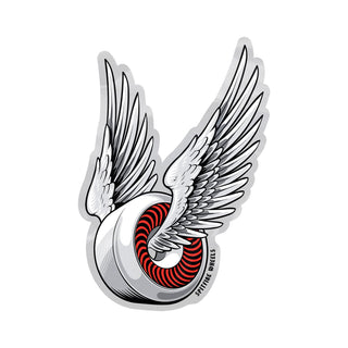 Spitfire Sticker OG Classic MD 4.25" x 6.25" Red